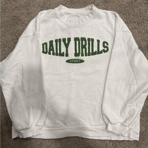 Daily Drills Cotton Top in White